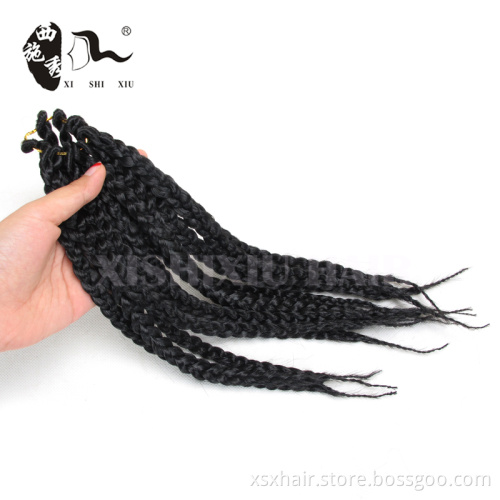 2016 new arrival Alibaba Express Hair Extension 3s Havana Mambo Box Braid Crochet Braids With Synthetic Hair